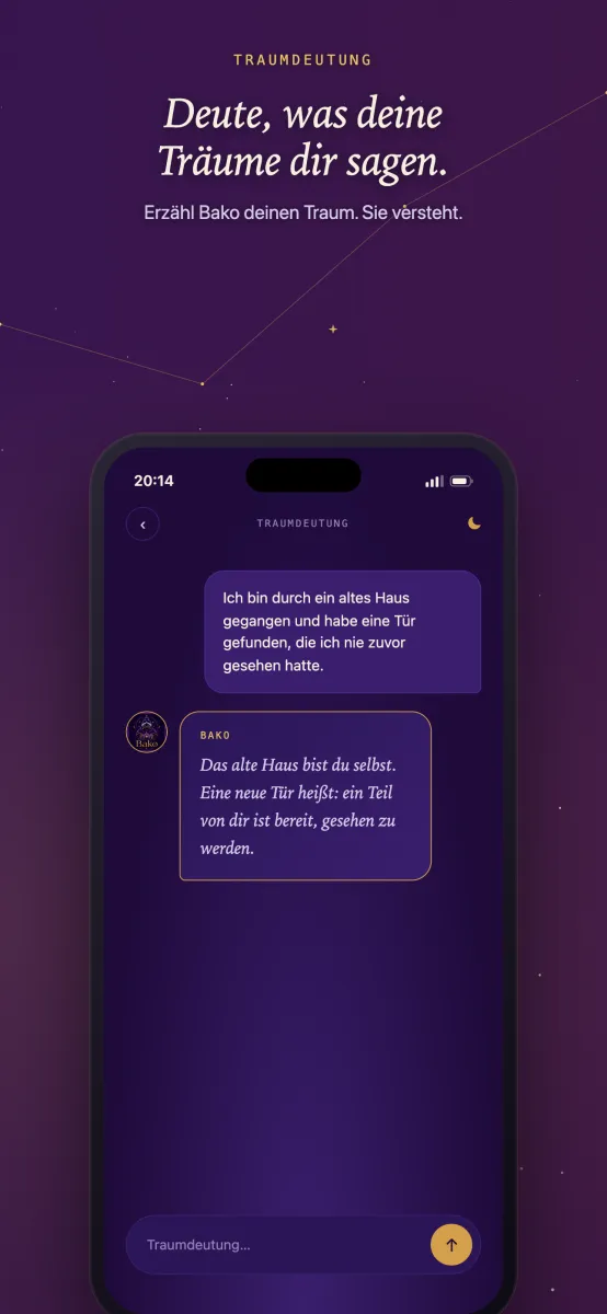 Bako: Traumdeutung im Chat